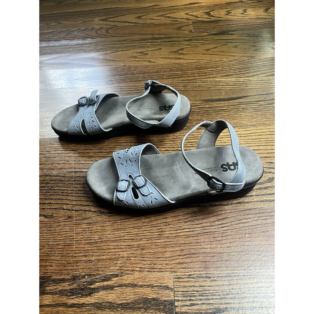 SAS Duo Buckle Sandal Sz. 9 denim blue